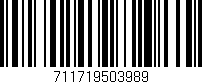 Código de barras (EAN, GTIN, SKU, ISBN): '711719503989'