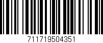 Código de barras (EAN, GTIN, SKU, ISBN): '711719504351'