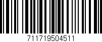 Código de barras (EAN, GTIN, SKU, ISBN): '711719504511'