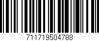 Código de barras (EAN, GTIN, SKU, ISBN): '711719504788'