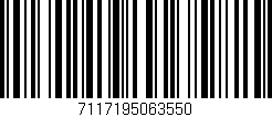 Código de barras (EAN, GTIN, SKU, ISBN): '7117195063550'