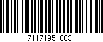 Código de barras (EAN, GTIN, SKU, ISBN): '711719510031'