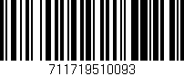 Código de barras (EAN, GTIN, SKU, ISBN): '711719510093'