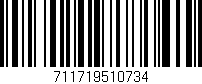 Código de barras (EAN, GTIN, SKU, ISBN): '711719510734'