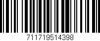 Código de barras (EAN, GTIN, SKU, ISBN): '711719514398'
