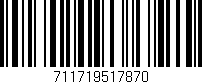 Código de barras (EAN, GTIN, SKU, ISBN): '711719517870'