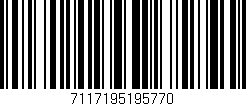 Código de barras (EAN, GTIN, SKU, ISBN): '7117195195770'