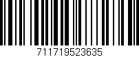 Código de barras (EAN, GTIN, SKU, ISBN): '711719523635'