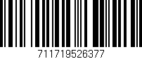 Código de barras (EAN, GTIN, SKU, ISBN): '711719526377'
