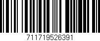 Código de barras (EAN, GTIN, SKU, ISBN): '711719526391'
