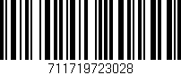 Código de barras (EAN, GTIN, SKU, ISBN): '711719723028'