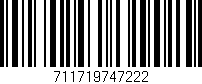 Código de barras (EAN, GTIN, SKU, ISBN): '711719747222'