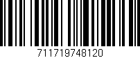 Código de barras (EAN, GTIN, SKU, ISBN): '711719748120'
