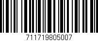 Código de barras (EAN, GTIN, SKU, ISBN): '711719805007'