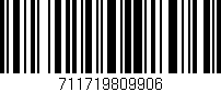 Código de barras (EAN, GTIN, SKU, ISBN): '711719809906'