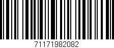 Código de barras (EAN, GTIN, SKU, ISBN): '71171982082'