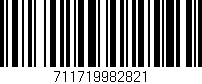 Código de barras (EAN, GTIN, SKU, ISBN): '711719982821'