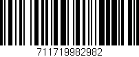 Código de barras (EAN, GTIN, SKU, ISBN): '711719982982'