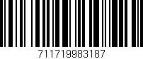 Código de barras (EAN, GTIN, SKU, ISBN): '711719983187'