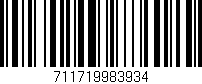 Código de barras (EAN, GTIN, SKU, ISBN): '711719983934'