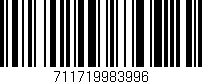 Código de barras (EAN, GTIN, SKU, ISBN): '711719983996'