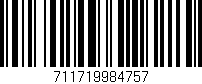 Código de barras (EAN, GTIN, SKU, ISBN): '711719984757'
