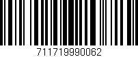 Código de barras (EAN, GTIN, SKU, ISBN): '711719990062'