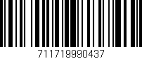 Código de barras (EAN, GTIN, SKU, ISBN): '711719990437'