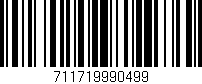 Código de barras (EAN, GTIN, SKU, ISBN): '711719990499'