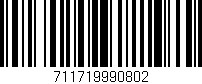 Código de barras (EAN, GTIN, SKU, ISBN): '711719990802'