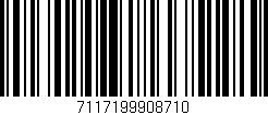 Código de barras (EAN, GTIN, SKU, ISBN): '7117199908710'
