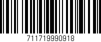Código de barras (EAN, GTIN, SKU, ISBN): '711719990918'