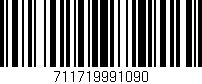 Código de barras (EAN, GTIN, SKU, ISBN): '711719991090'