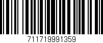 Código de barras (EAN, GTIN, SKU, ISBN): '711719991359'