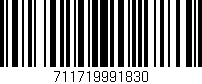 Código de barras (EAN, GTIN, SKU, ISBN): '711719991830'