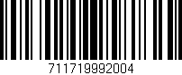Código de barras (EAN, GTIN, SKU, ISBN): '711719992004'