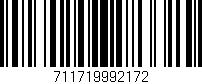 Código de barras (EAN, GTIN, SKU, ISBN): '711719992172'