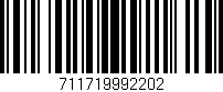 Código de barras (EAN, GTIN, SKU, ISBN): '711719992202'