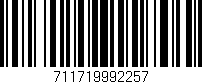 Código de barras (EAN, GTIN, SKU, ISBN): '711719992257'