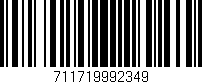 Código de barras (EAN, GTIN, SKU, ISBN): '711719992349'
