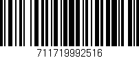 Código de barras (EAN, GTIN, SKU, ISBN): '711719992516'