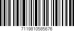 Código de barras (EAN, GTIN, SKU, ISBN): '7119810585676'