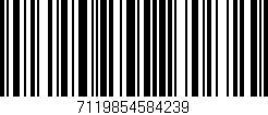 Código de barras (EAN, GTIN, SKU, ISBN): '7119854584239'
