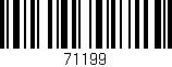 Código de barras (EAN, GTIN, SKU, ISBN): '71199'