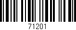 Código de barras (EAN, GTIN, SKU, ISBN): '71201'