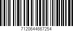 Código de barras (EAN, GTIN, SKU, ISBN): '7120644667254'
