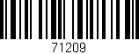 Código de barras (EAN, GTIN, SKU, ISBN): '71209'