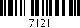 Código de barras (EAN, GTIN, SKU, ISBN): '7121'