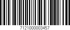 Código de barras (EAN, GTIN, SKU, ISBN): '7121000003457'