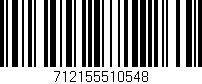Código de barras (EAN, GTIN, SKU, ISBN): '712155510548'